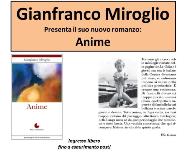 Castelnuovo Belbo | Presentazione romanzo "Anime"