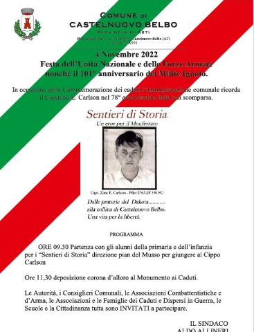 Castelnuovo Belbo | Commemorazioni 4 novembre 2022