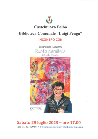 Castelnuovo Belbo | Presentazione libro "Ruote parallele"