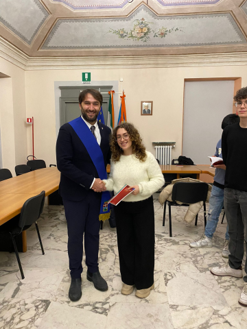 Vice Presidente Provincia Simone Nosenzo con Caruzzo Giulia