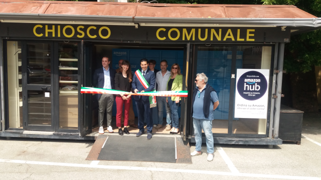 Inaugurato Amazon Locker Lorina presso chiosco comunale di Castelnuovo Belbo